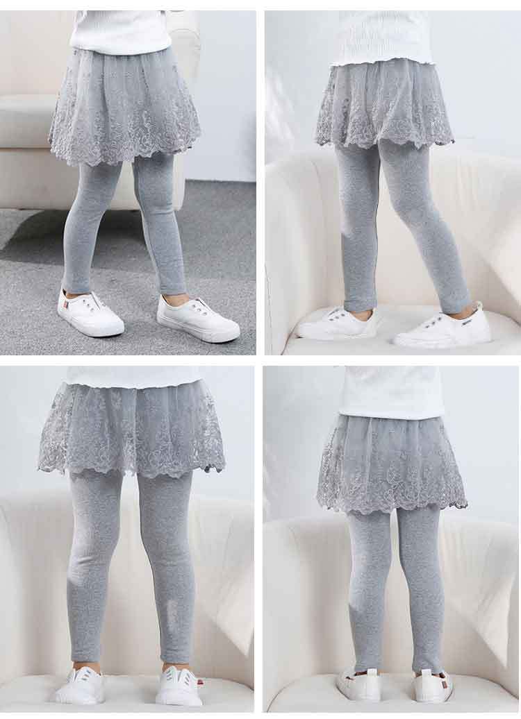 Choose Autumn Base Culottes Skirted Leggings Outer Children's Pants