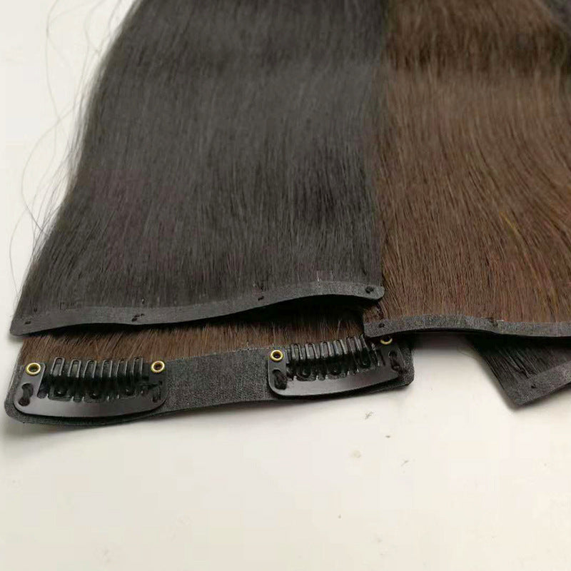 Set Extension Lengthened Clip Piece Kit All Can Real Hair Wig