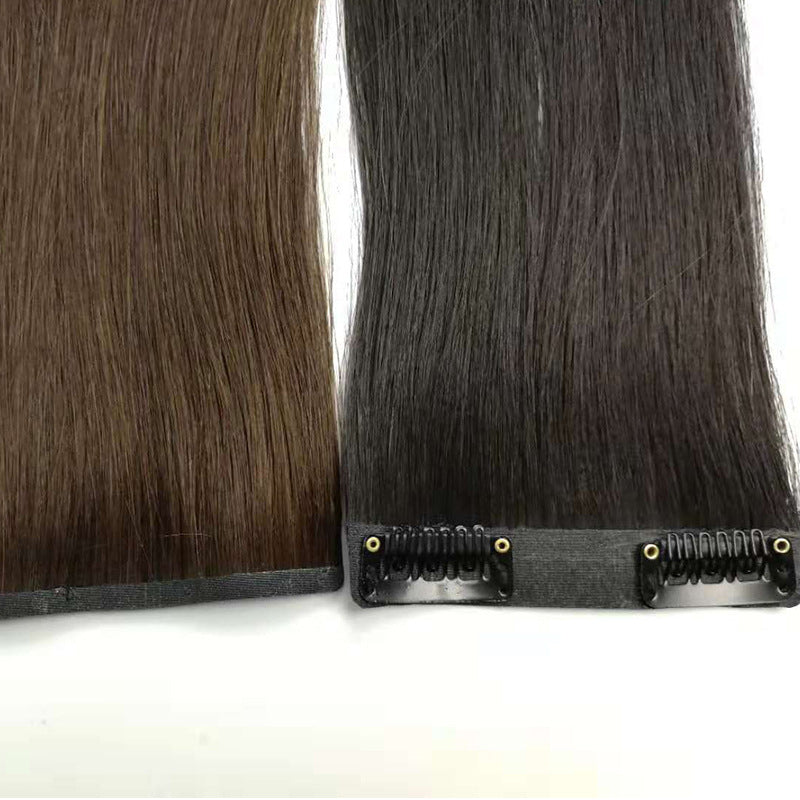 Set Extension Lengthened Clip Piece Kit All Can Real Hair Wig