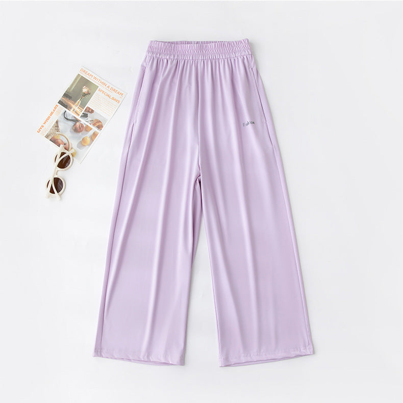 Children's Summer Trousers Korean Style Casual Ice Children's Pants