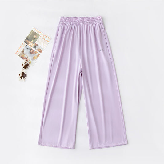 Children's Summer Trousers Korean Style Casual Ice Children's Pants