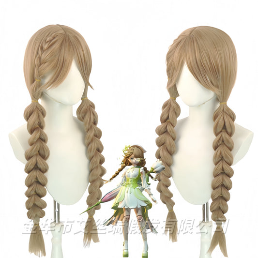 Story Heather Braided Hair Double Ponytail Shape Escape From The Cos Wig