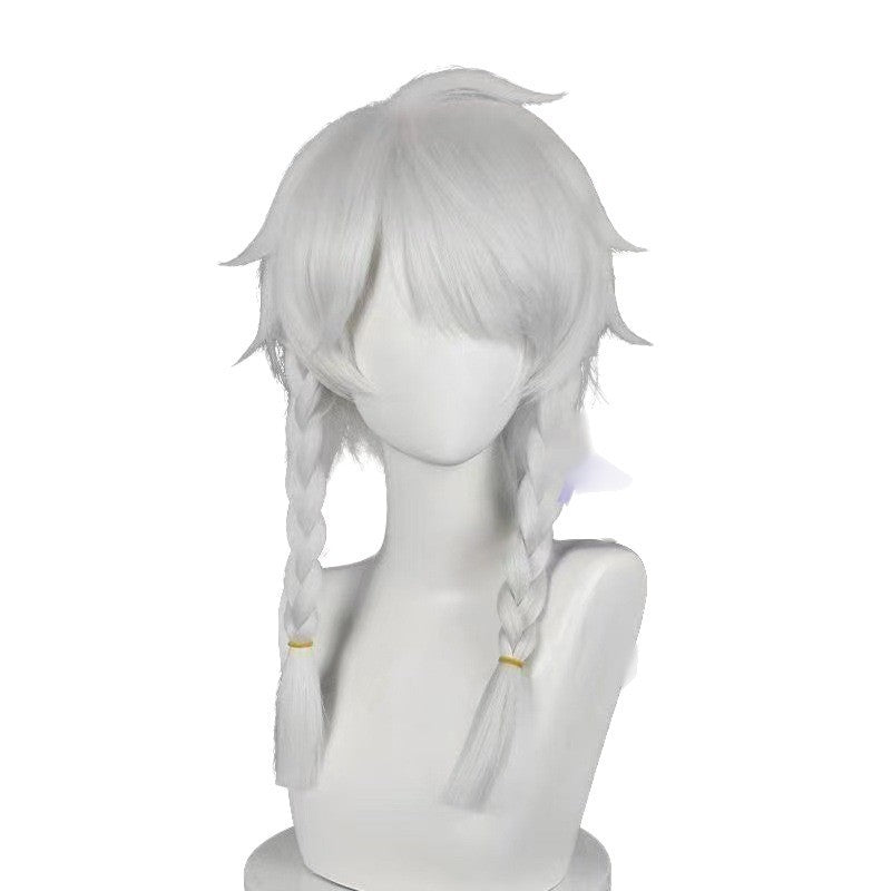 Egg Puff Party Double Ponytail Linkage Simulation Cos Wig