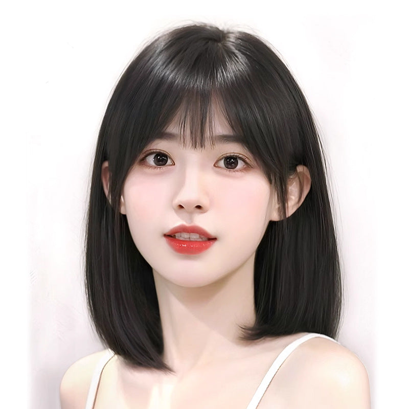Hair Full Real Female Imitation Delivery Long Straight Wig
