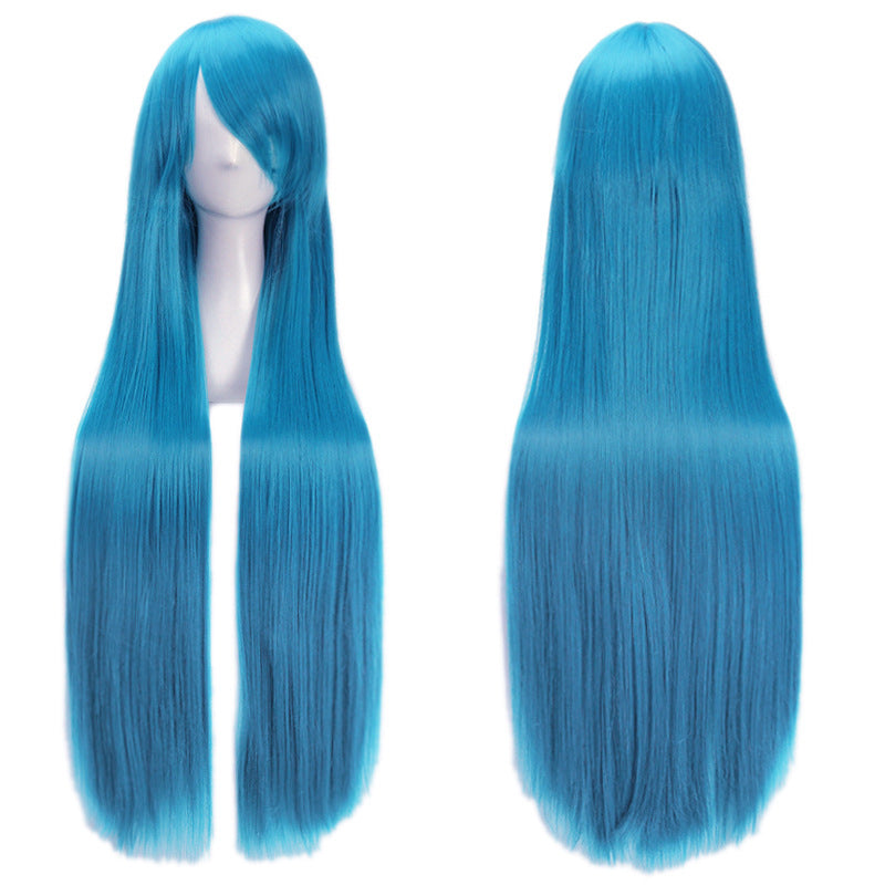 Classic Universal Color Hair Anime Fiber Long Straight Wig