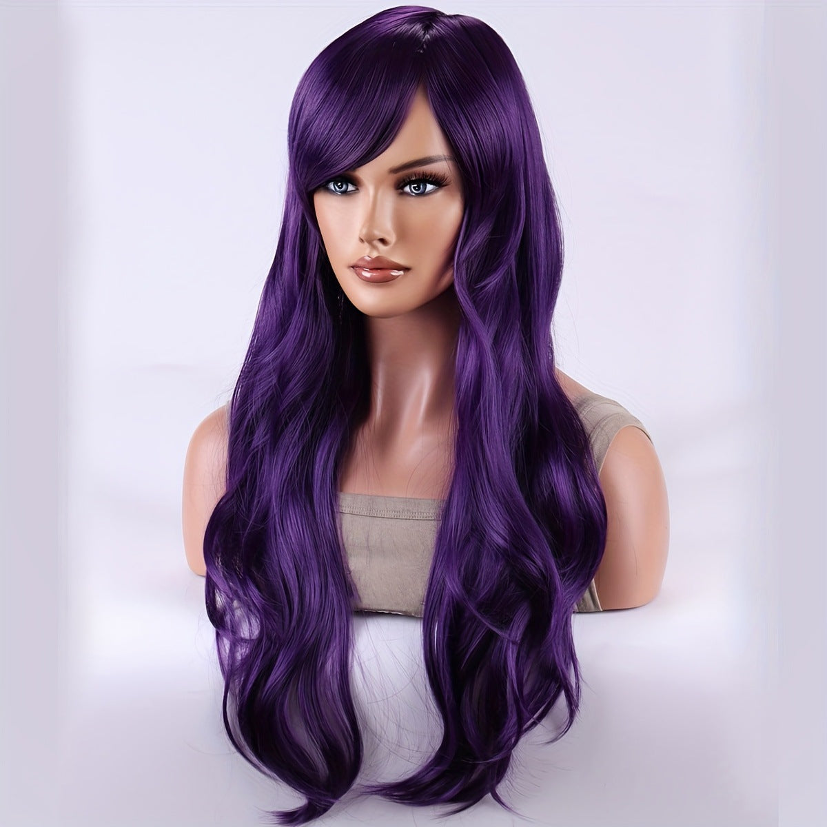 Colorful Long Curly Hair Anime Mermaid Cos Wig