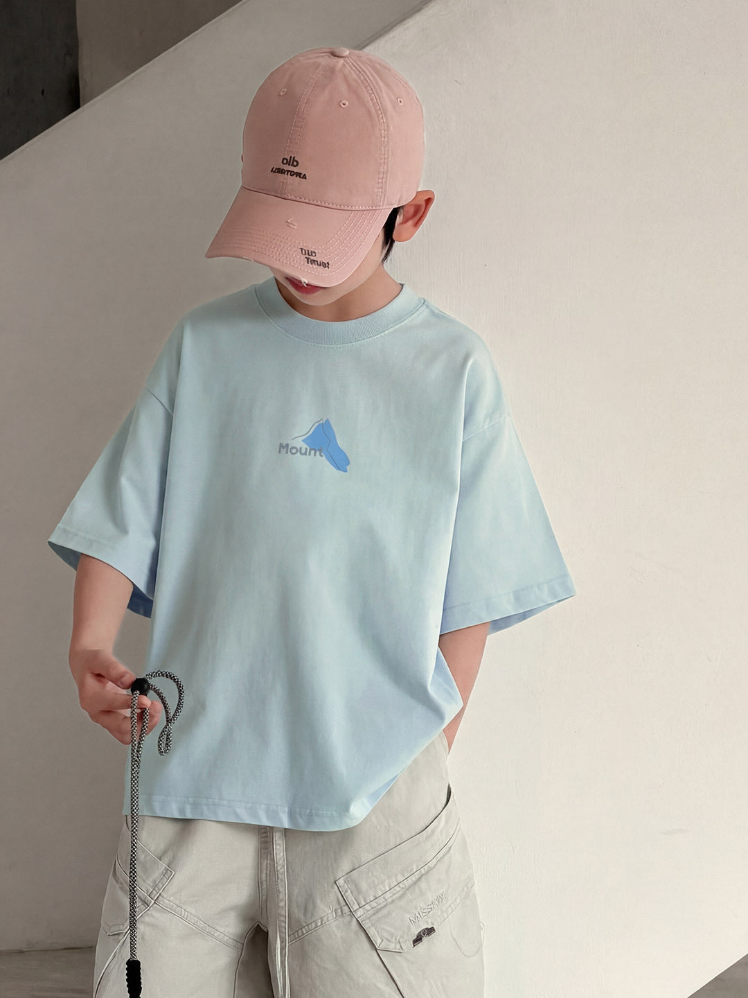 Boy's Short-sleeved Summer Top Fashionable Wear Half Sleeve Children's T-shirt