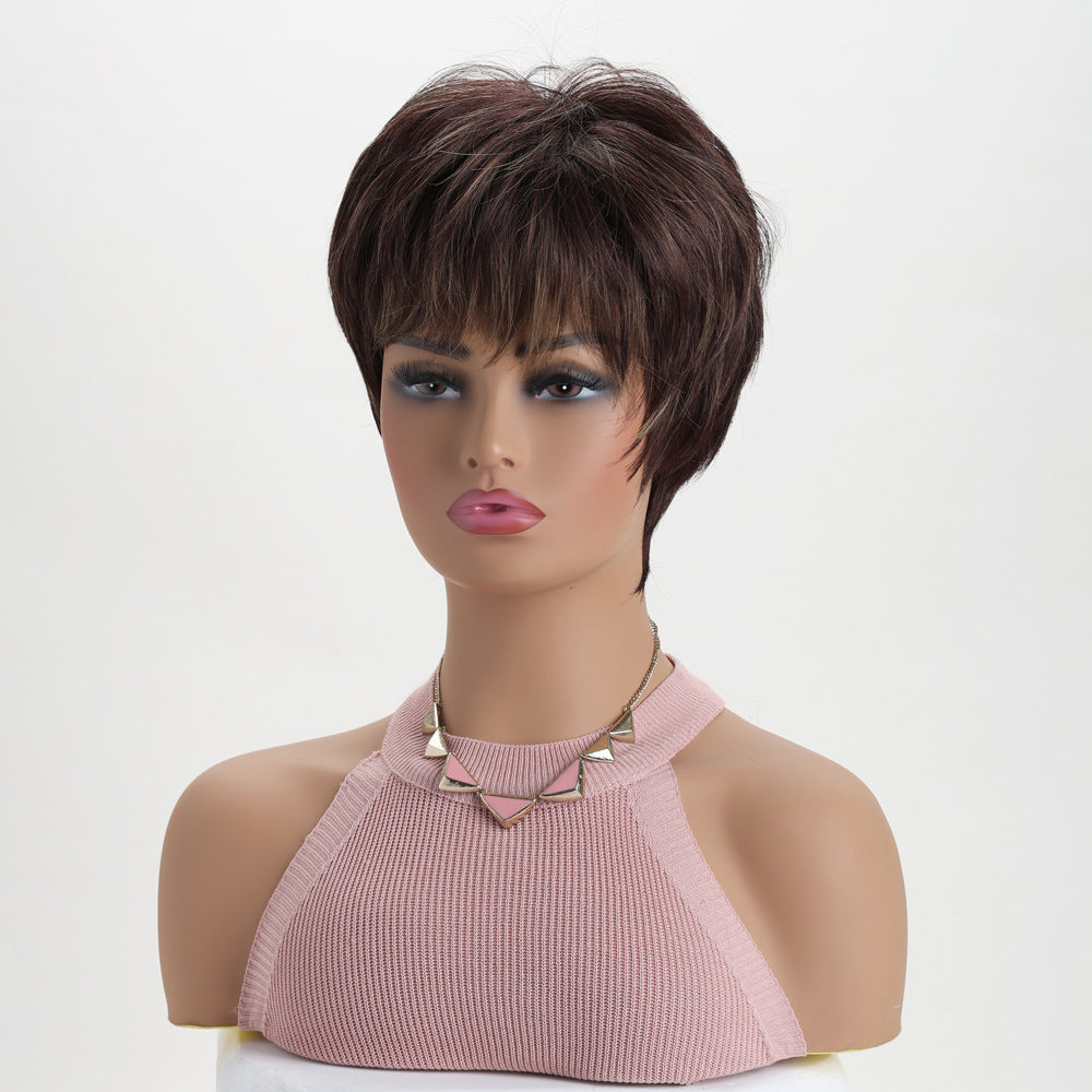 Classic Popular Women's Fashion Synthetic Wigs Wig Short Curly Hair