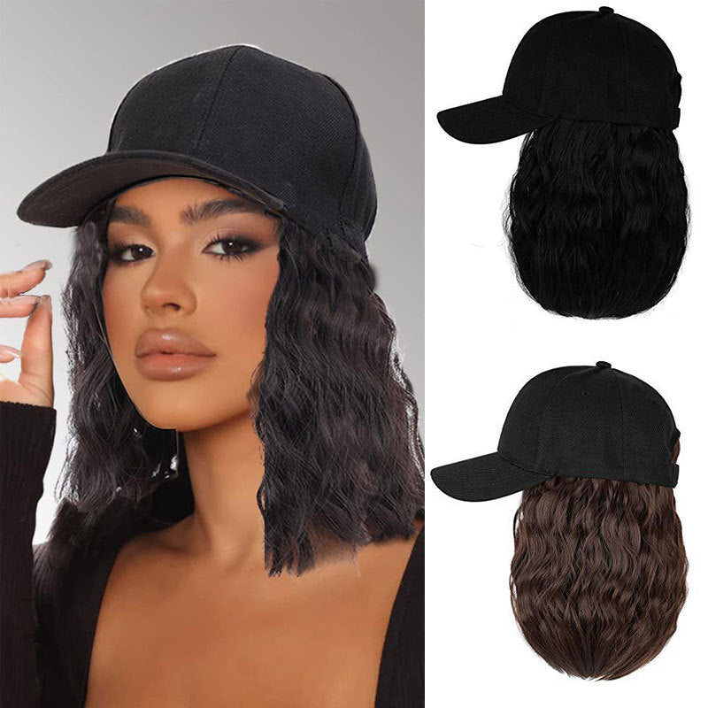 Synthetic Ladies Hooded Personality Small Curls Wig Short Curly Hair