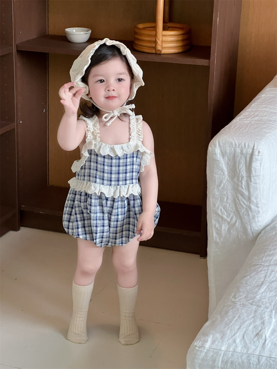 Children's Summer Thin Romper Korean Style Clothing Suspender Jumpsuit Jumpsuit, Climbing Suit