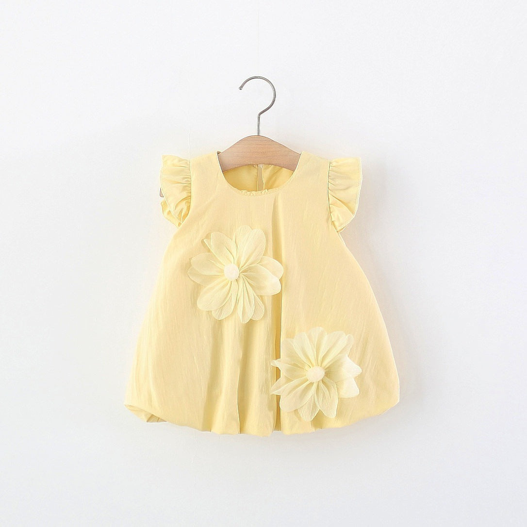 Summer Little Thin Skirt Western Style Children's Dress