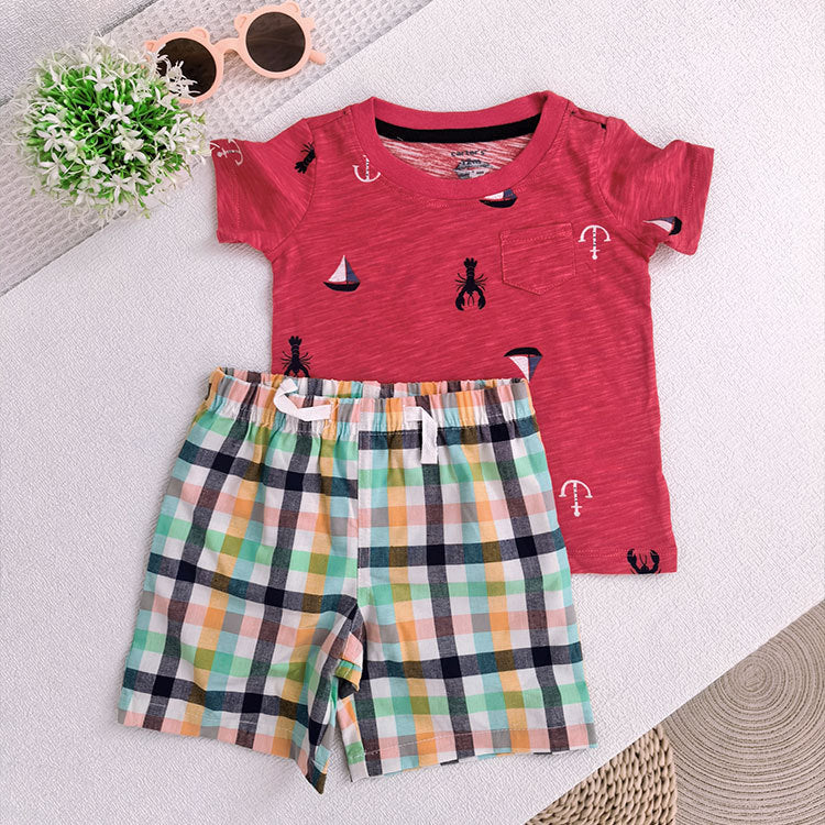 Short-sleeved Shorts Lace Summer Fashion Clothes Children's Suit