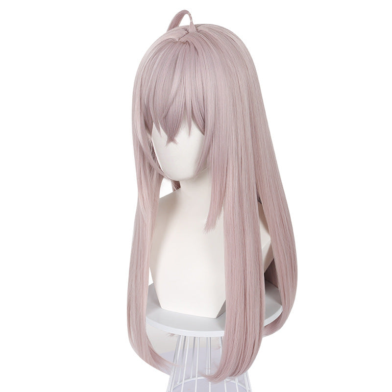 Classmate Clara Light Pink Long Hair Simulation Cos Wig