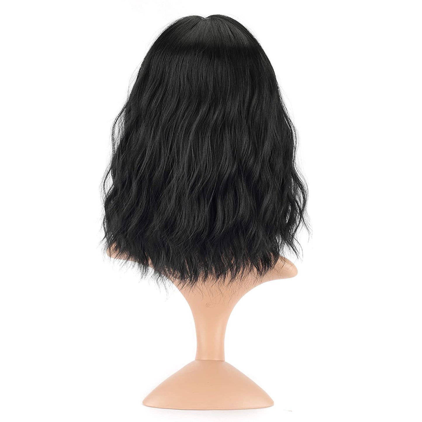 Chemical Fiber Head Cover Color Optional Wig Short Curly Hair