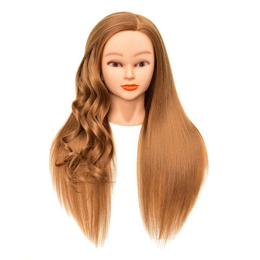 Head Hairdressing Jacques Silk Model Cutting Barber Other Wig