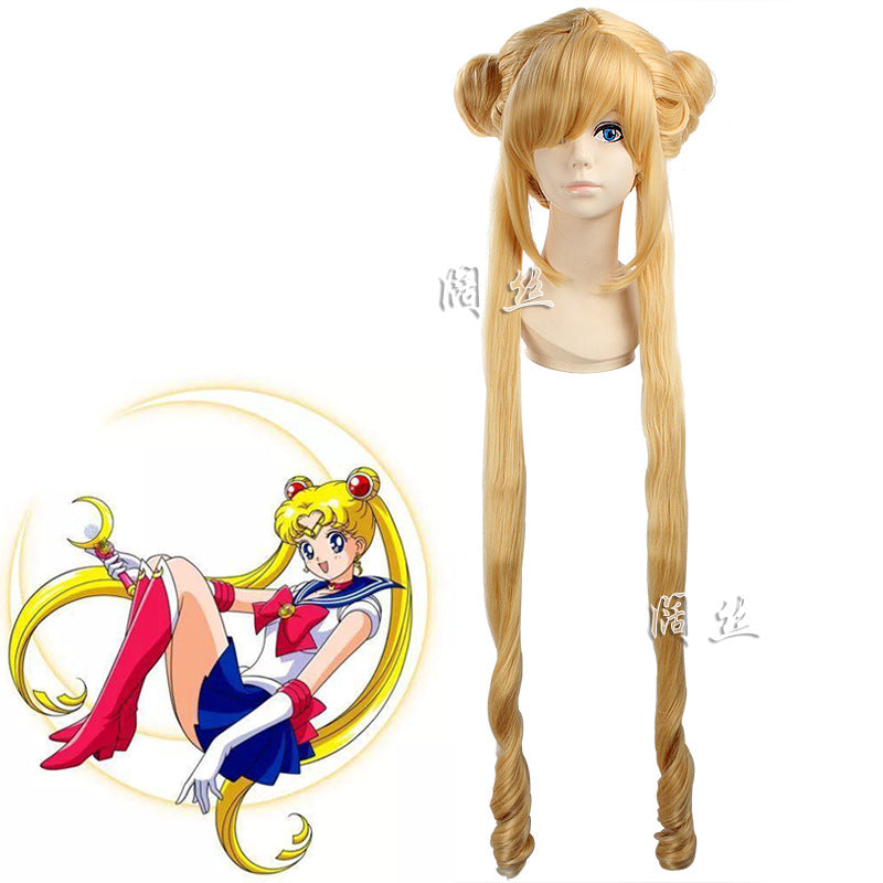 Broad Silk Sailor Moon Bunny Anime Cos Wig