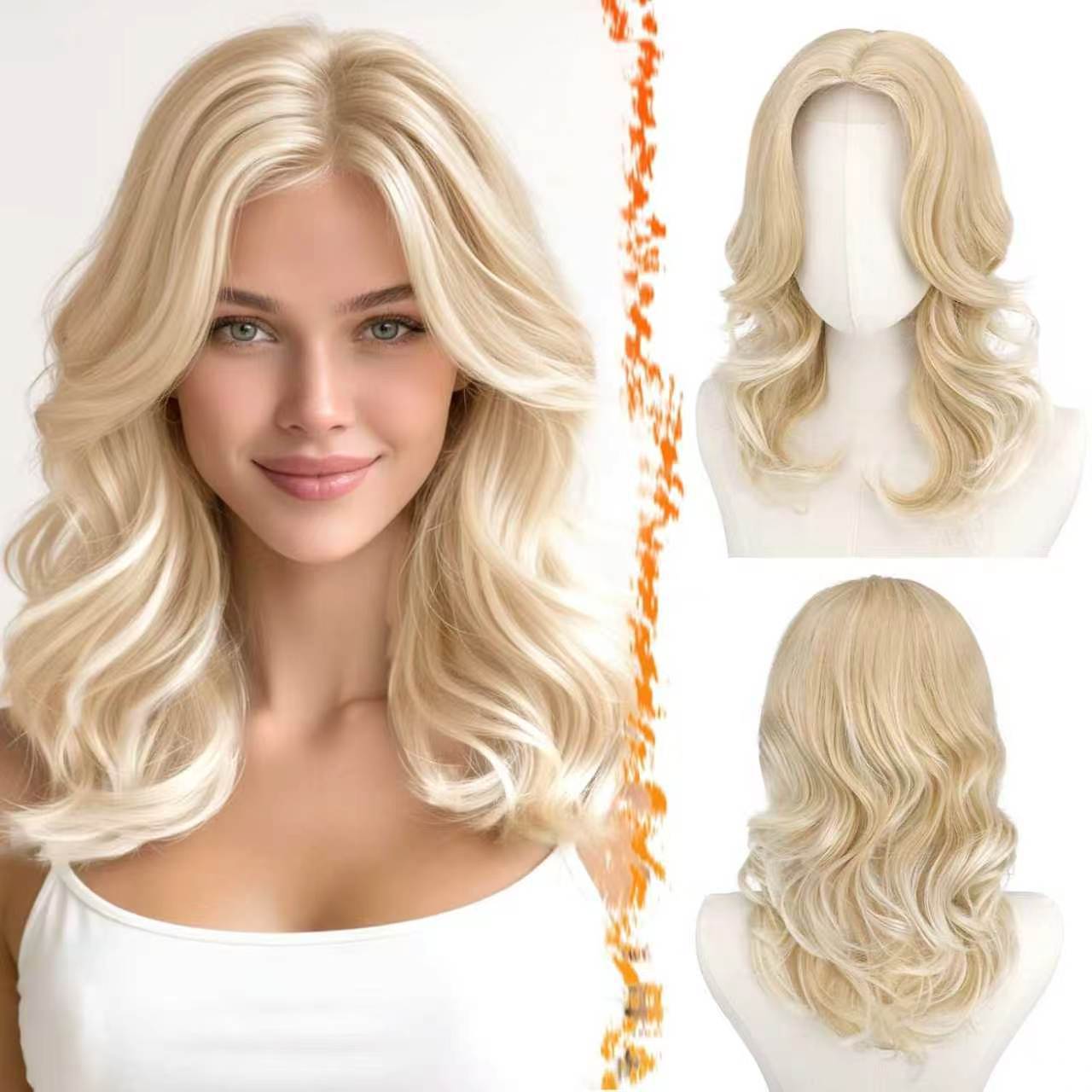 Unique Each Divided Into Fiber Batch Wig Short Curly Hair