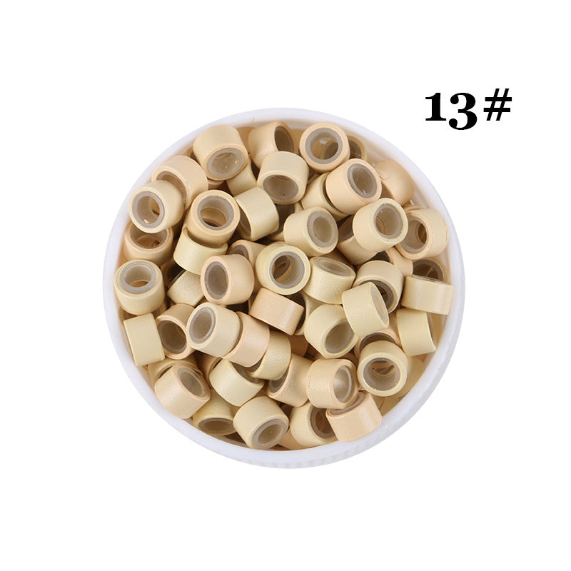 Hair Extension Ring Aluminum Silicone Buckle Tools Other Wig
