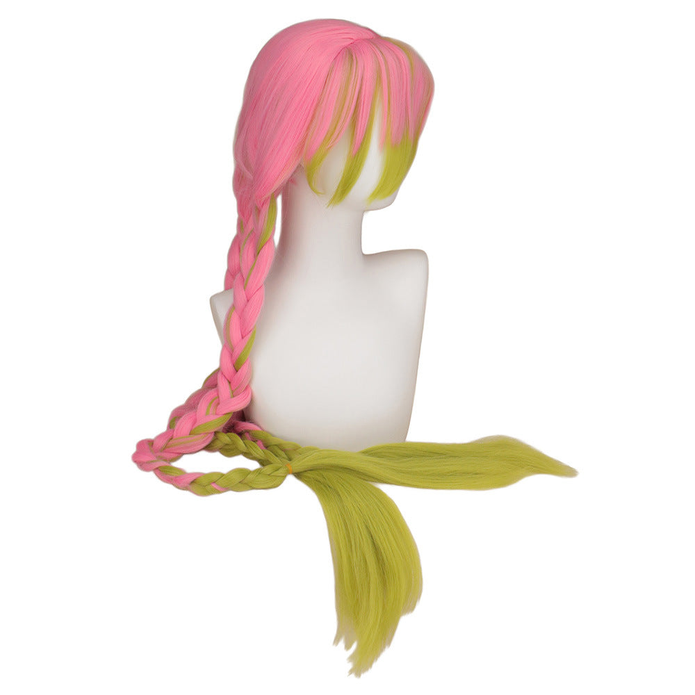 No Mi Glass Love Column Gradient Thickened Cos Wig