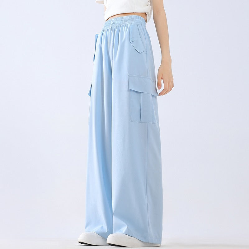 Children's Older Summer Fashion Two-piece Clothes Printed Top Ice Silk Loose Children's Suit