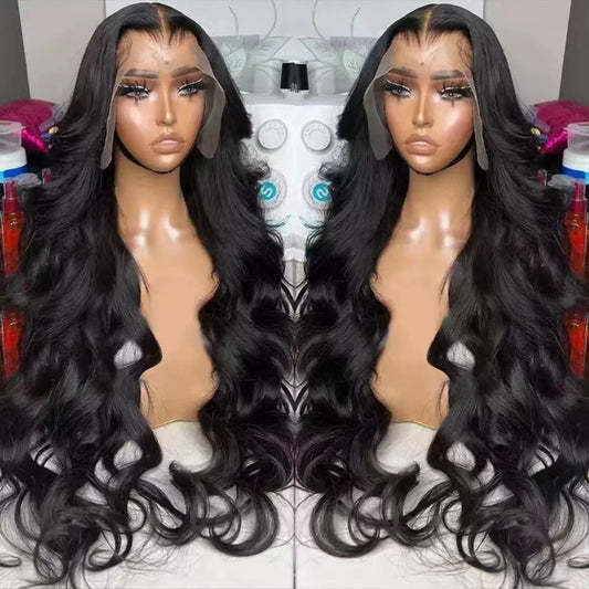 Cool Elegant Front Lace Ms. Hair Wig Long Curls