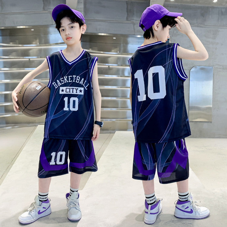 Basketball Wear Sports Jersey For Middle Children's Suit