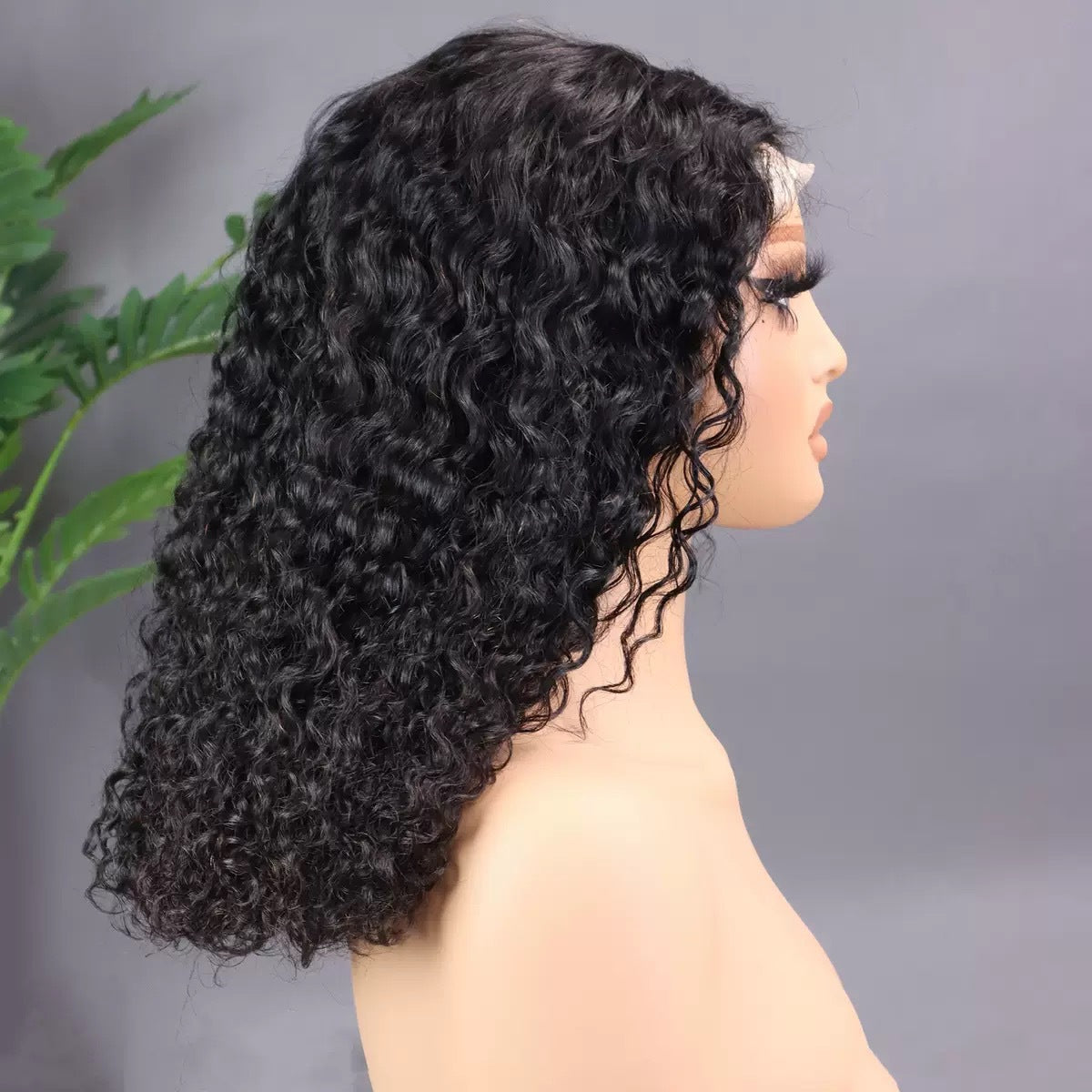 Graceful Charming Glamorous Creative Front Lace Wig Short Curly Hair