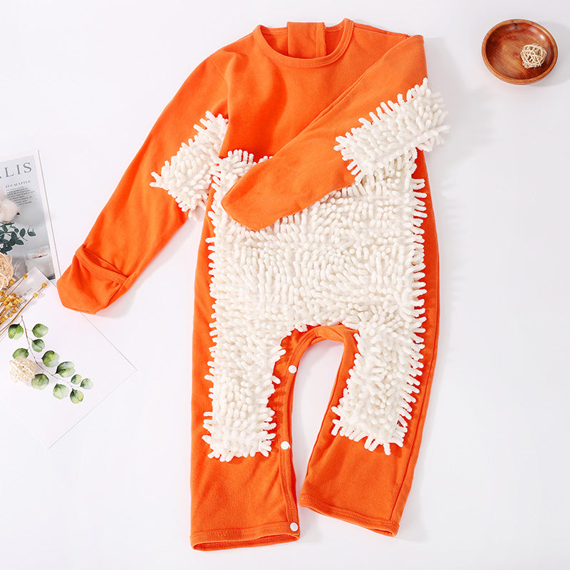 Stylish New Slouchy Mopping Crawling Gadget Jumpsuit, Climbing Suit