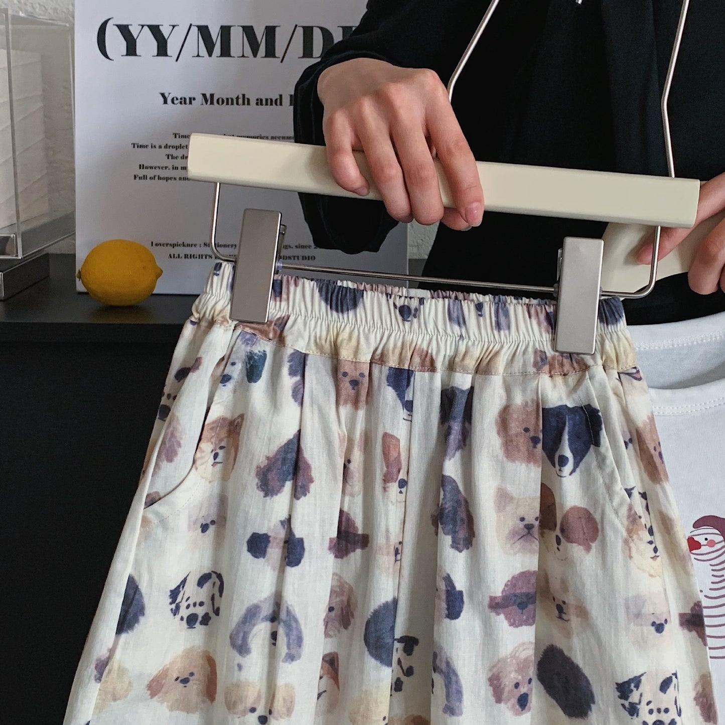 Children's Boy's Full Printed Puppy Thin Trousers Children's Pants