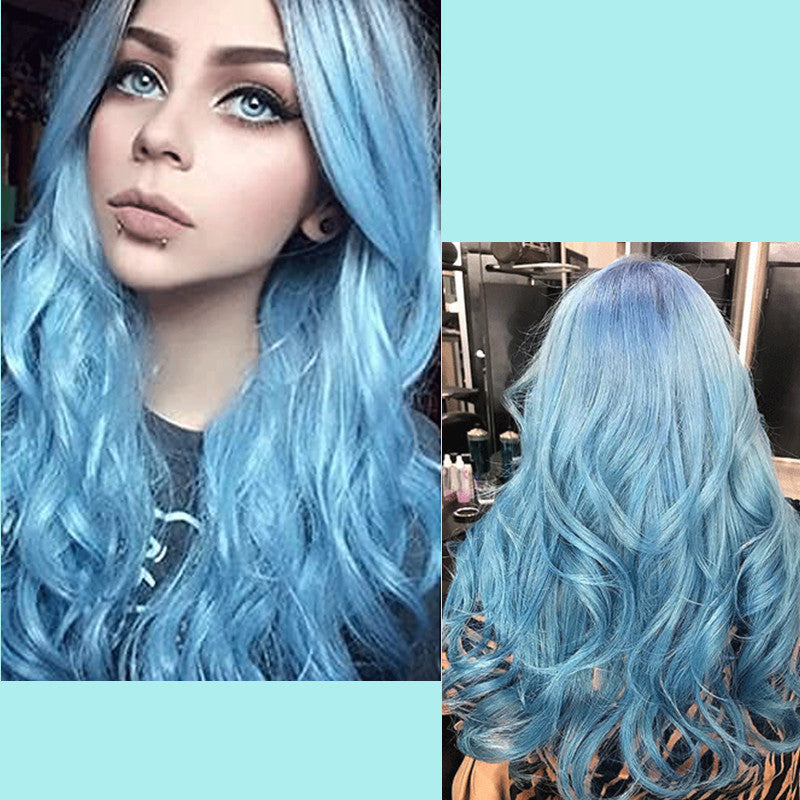 Universal Medium Curly Hair Big Wave Wig Long Curls