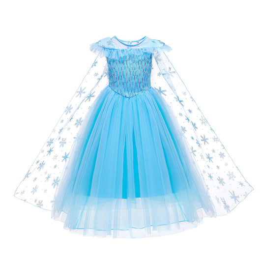 Children's Christmas Frozen Princess Elsa Costume Children's Dress