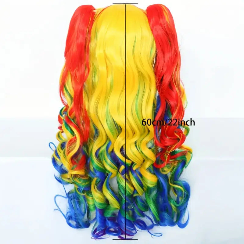 Anime Lolita Jaws Clamp Pair Ponytail Sheath Cos Wig