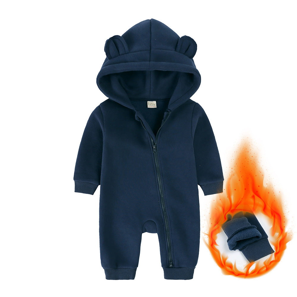 Jumpsuit Outwear Thickening Thermal Romper Born Jumpsuit, Climbing Suit