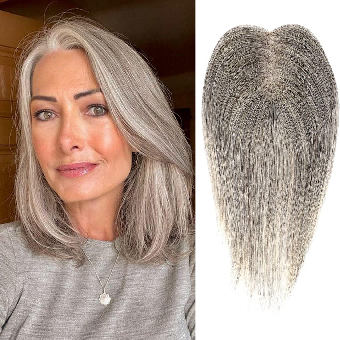 Women's Bangs Long Curly Hair Synthetic Natural Breathable Hand-woven Chemical Wig