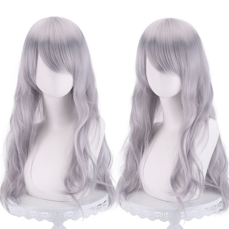 Anime Universal Long Curly Hair Micro Cos Wig