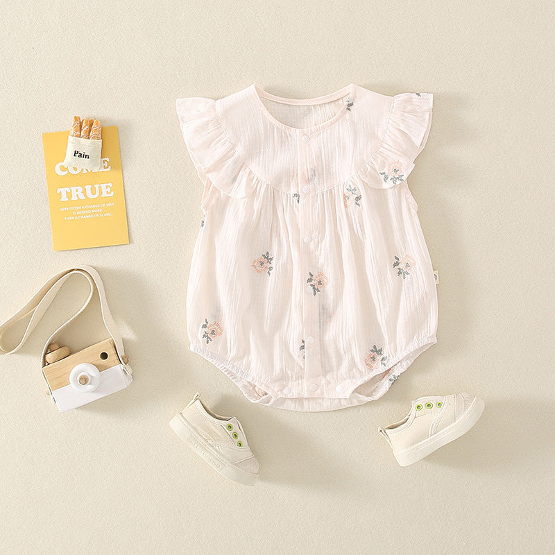 Clothes For Babies Summer Romper Chinese Jumpsuit, Climbing Suit