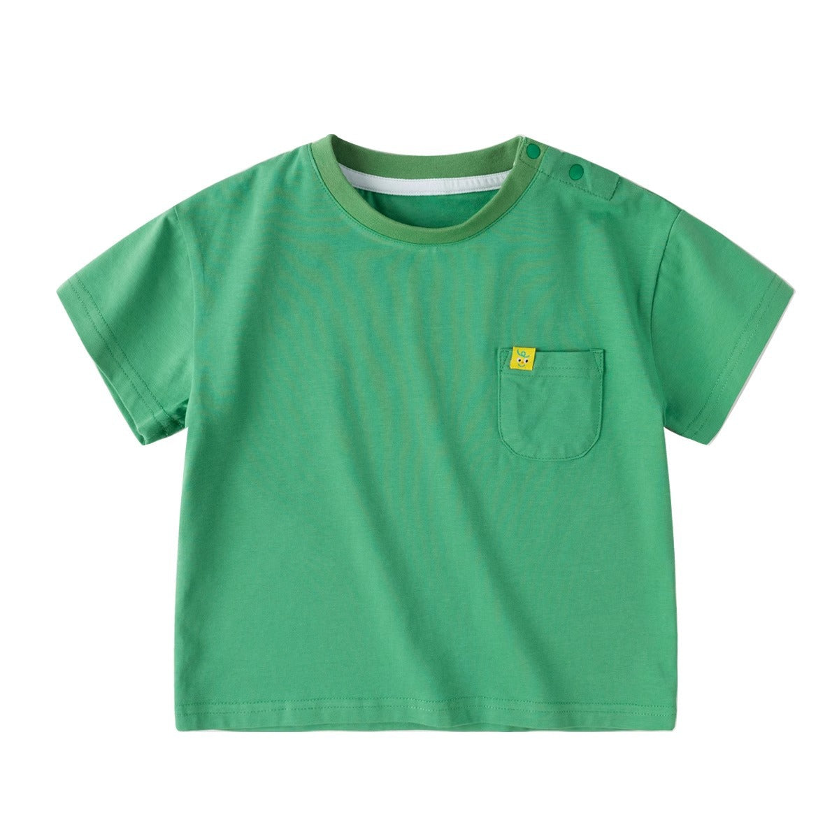Children's Summer Clothing Short Sleeve Half Tops Satin Children's T-shirt