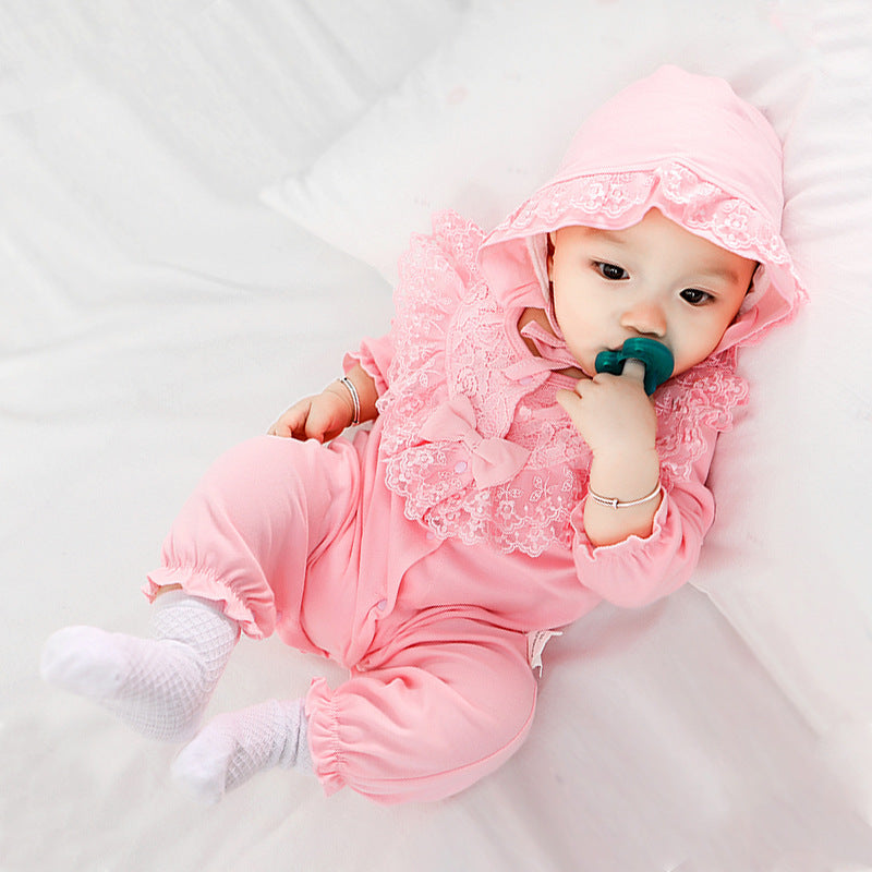 Children's Romper Long Sleeve Princess Rompers Banquet Jumpsuit, Climbing Suit