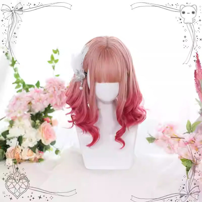 Women's Hair Cute Fashion Beauty Daily Natural Wig Long Curls