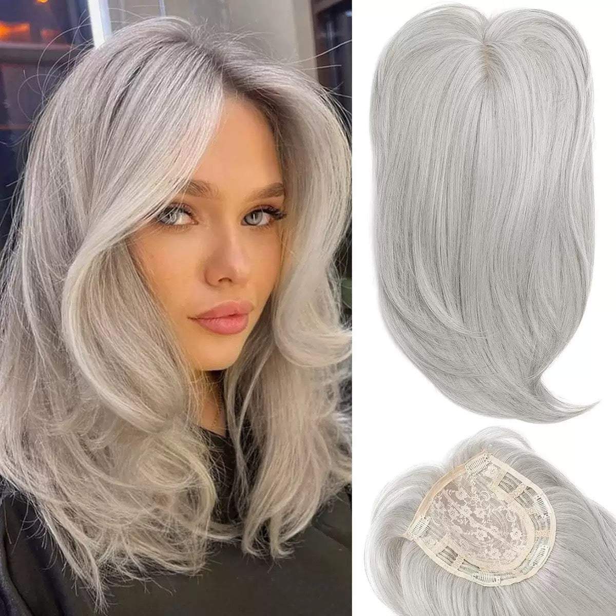 Women's Curly Hair Synthetic Natural Breathable Chemical Fiber Wig