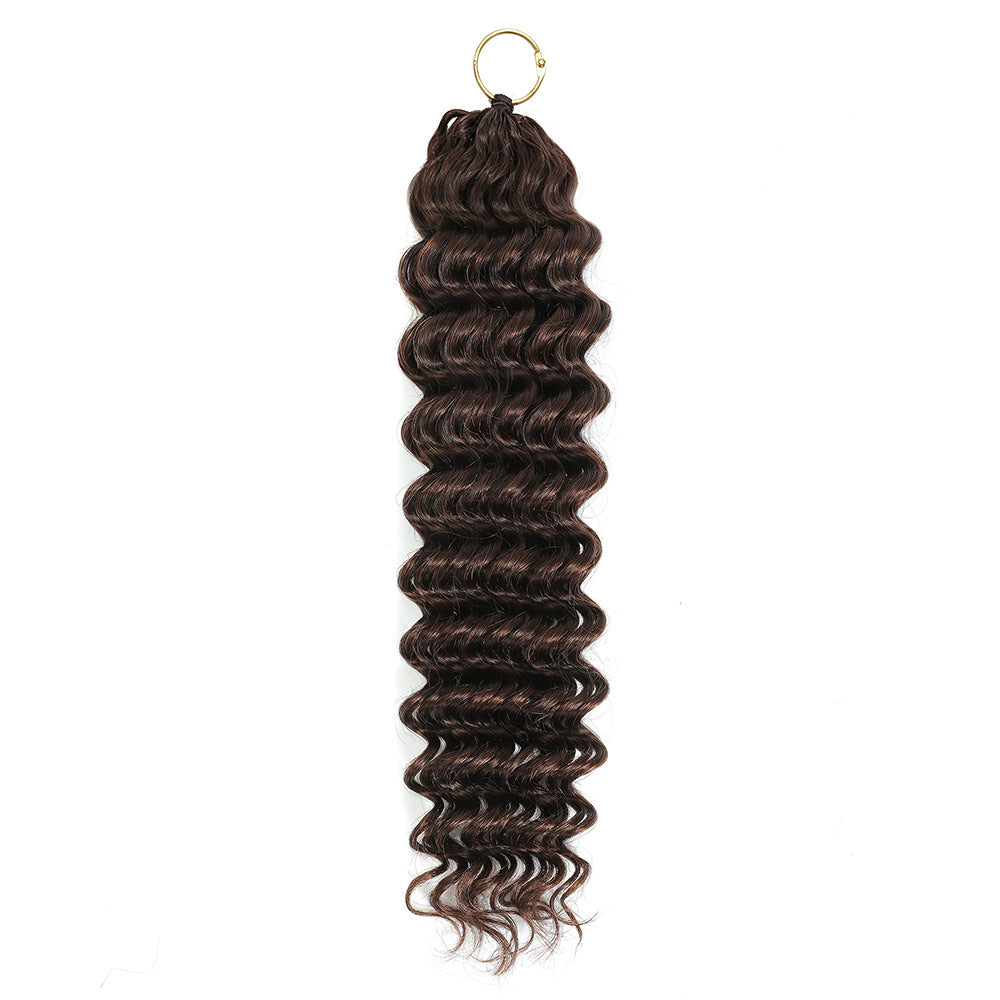 Comfortable Human Crochet Knitting Feather Extension Real Hair Wig