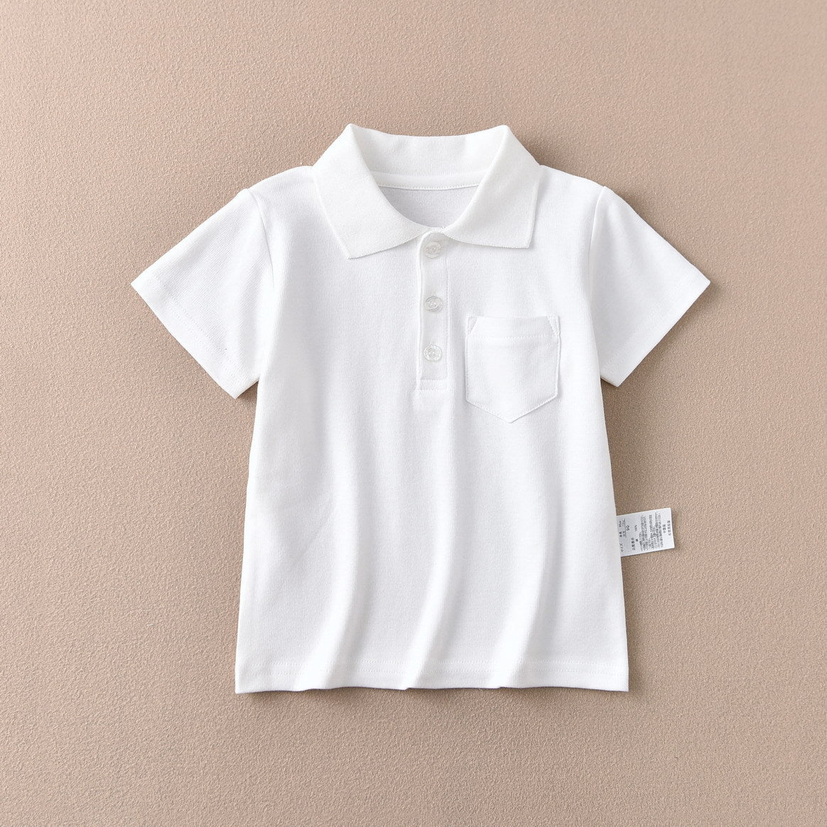 Distribution School Uniform Performance Clothes White Bottoming Shirt Boys Short Children's T-shirt