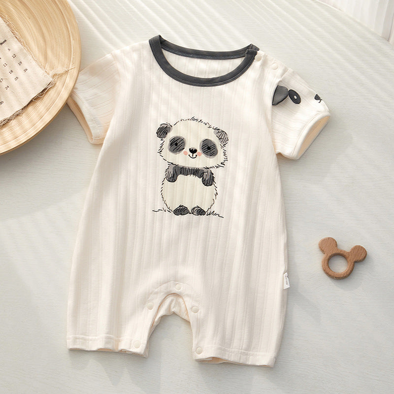 Jumpsuit Summer Infant Clothing Boy Short Jumpsuit, Climbing Suit