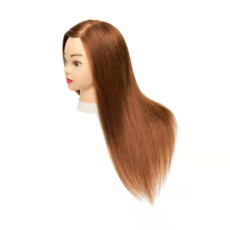 Hair Hairdressing Mannequin Head Apprentice Practice Cutting Hot Dye Styling Other Wig