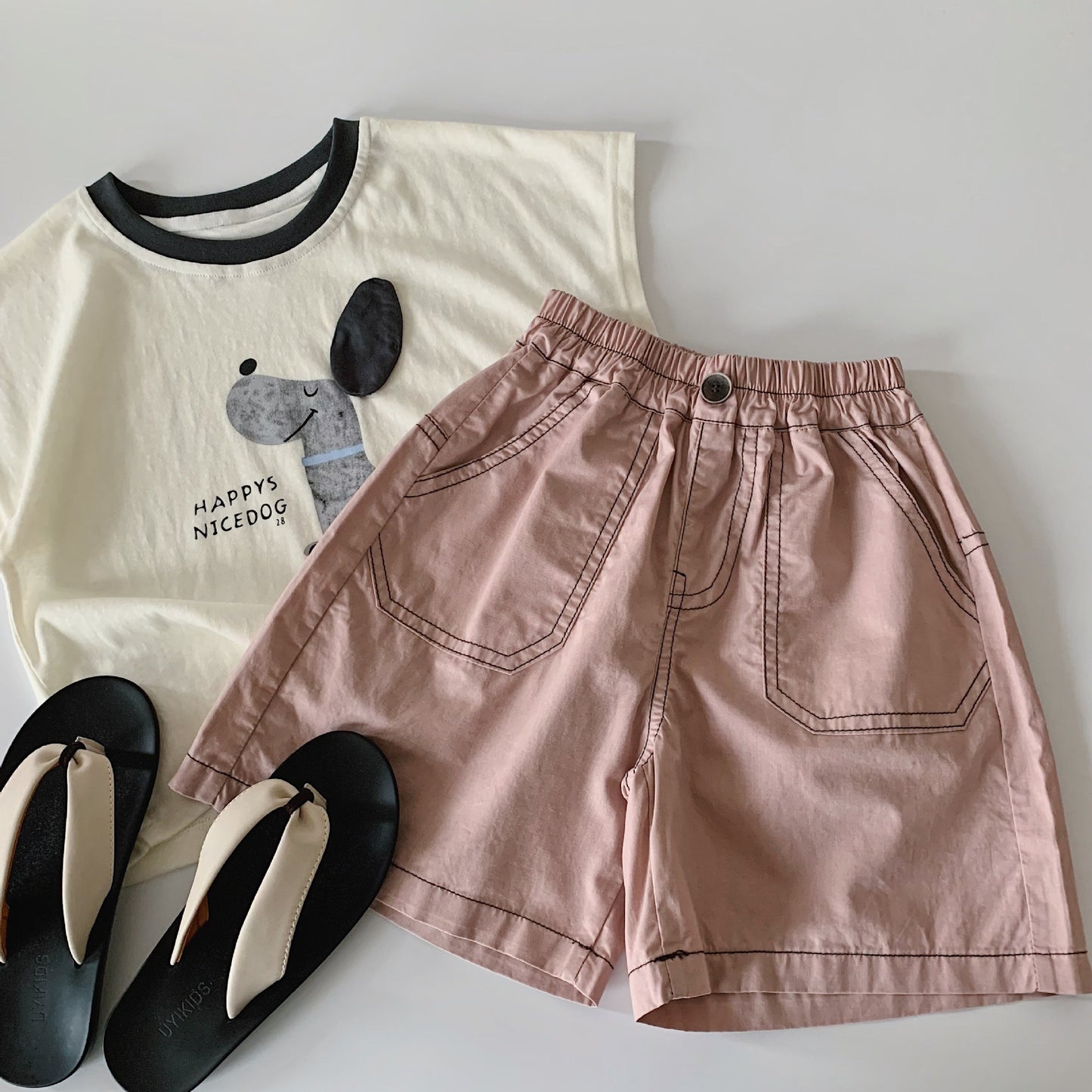 Children's Shorts Summer Boys Bright Line Loose Casual Fashionable Children's Pants