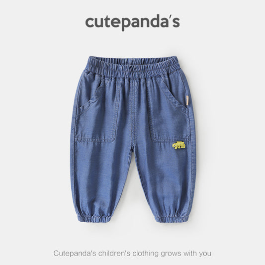 Children's Denim Anti Mosquito Air Conditioning Long Summer Boy Children's Pants