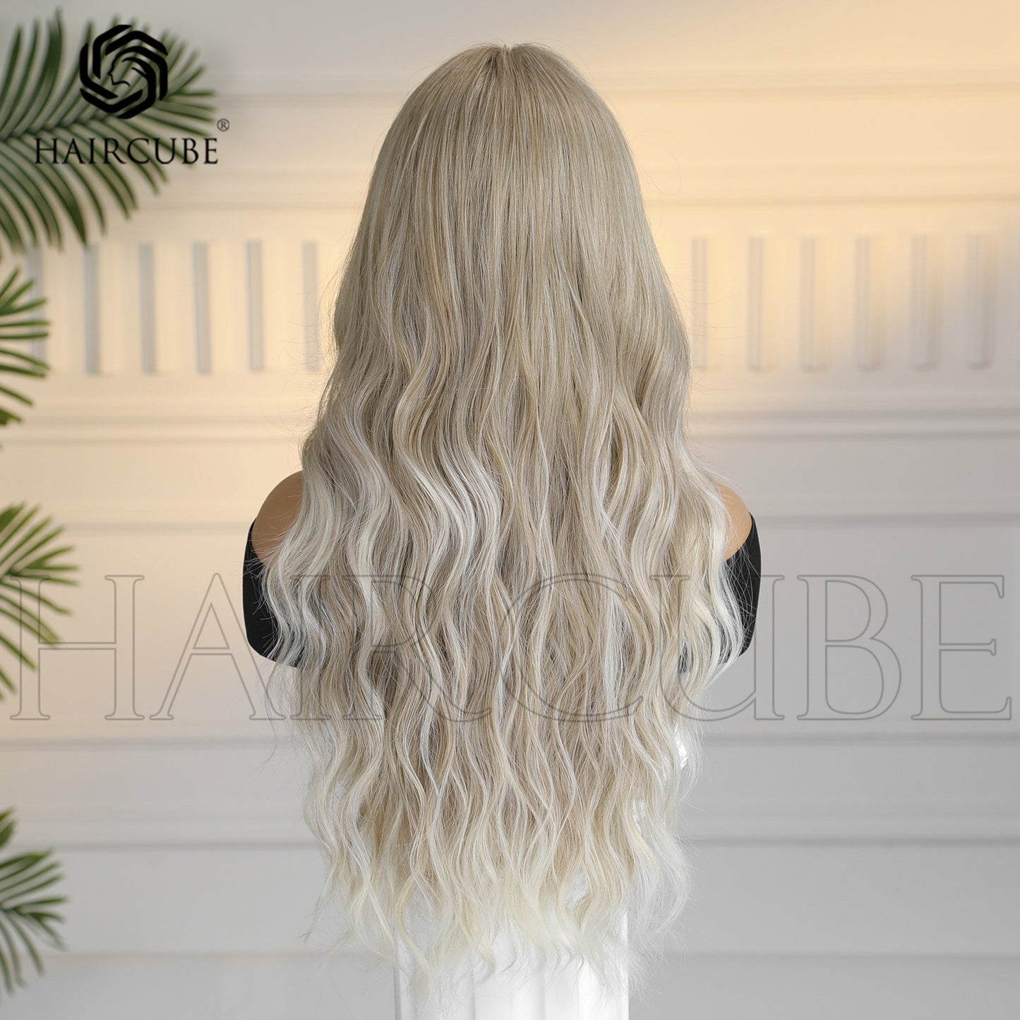 Small Lace Mechanism Head Cover Female Full Type Wig Long Curls