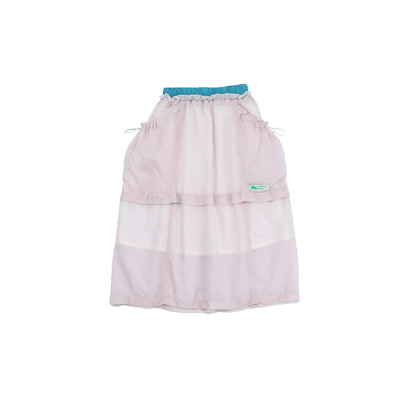 Children's Clearance Mountain Clothing Contrasting Color Cuff Short-sleeved Summer Children's T-shirt