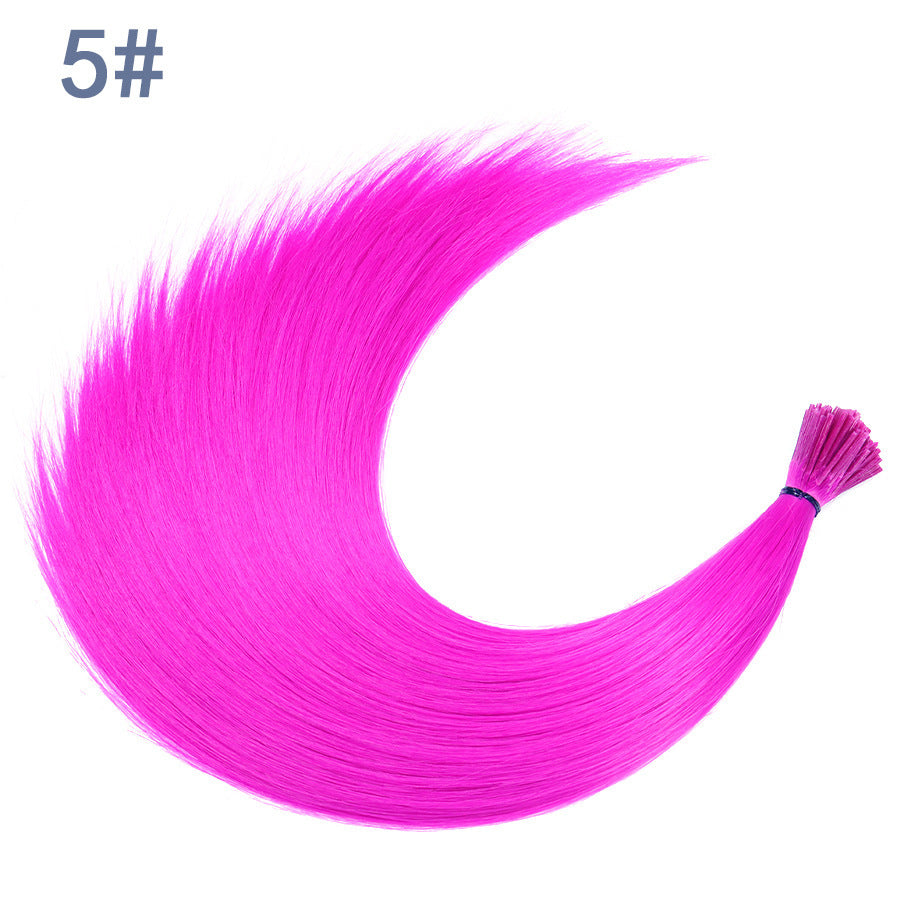 Cm Color Feather Hair Extension Fiber Chemical Wig Ponytail