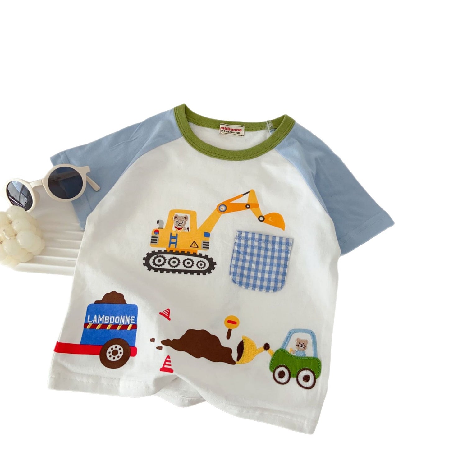 Children's Short Sleeve Summer Print Cartoon Boy's Children's T-shirt